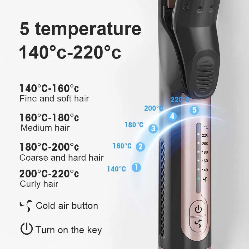 Versatile Ceramic Hair Styler & Curler